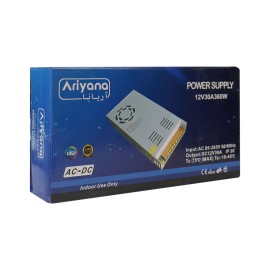 آداپتور سوئیچینگ 12 ولت 30 آمپر مدل 12V360W آریانا