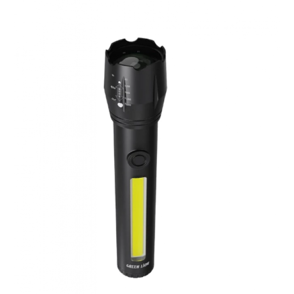 چراغ قوه گرین لاین(Green Lion) مدل ADJUSTABLE TORCH 2 in 1