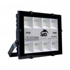 پروژکتور 100 وات SMD شبکه ای بدنه مشکی اچ ام دی HMD مهتابی 