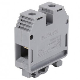 ترمینال ریلی درپوش دار دوتکه پارت الکتریک طوسی ptc6 بسته 50 عددی