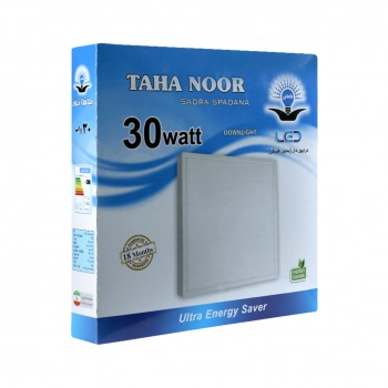 پنل روکار 30 وات مربع طاهانور طبیعی 