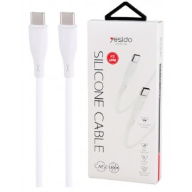کابل TYPE C به TYPE C یسیدو (YESIDO) رنگ مشکی مدل CA152