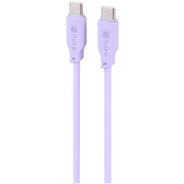 کابل UCB-C پرووان (PROONE) بنفش طول 1متر مدل PCC121