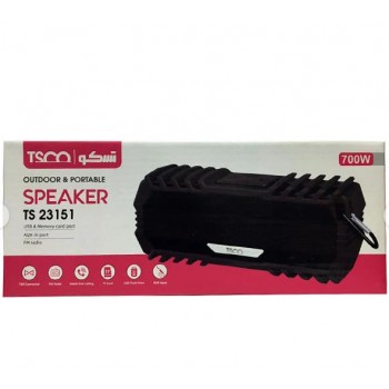 اسپیکر بلوتوث تسکو (TSCO) مشکی مدل TS23151 