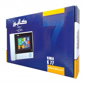 مانیتور درب بازکن تصویری 7 اینچ کالیوز سری کیمیا مشکی با حافظه مدل CU-K77VT