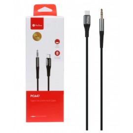کابل تبدیل تایپ سی به AUX پرووان (PROONE) مشکی مدل PCA47