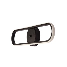 ديواركوب چشمه نور بيضي 1شعله بدنه سفید L6410/1 مهتابی