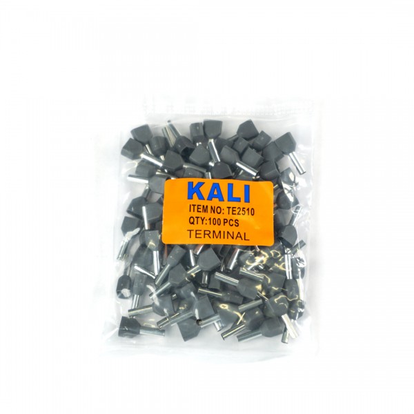 وایرشو 2/5 دوبل خاکستری KALI مدل TE 2510 بسته 100 عددی