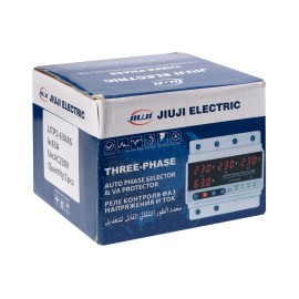 محافظ ولتاژ دیجیتال سه فاز 63 آمپر برند جیوجی (JIUJI) مدل JJTP1-63VAS