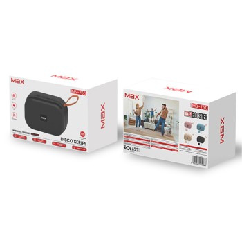 اسپیکر بلوتوثی قابل حمل آبی MAX مدل MS-750
