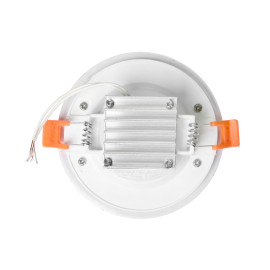 پنل توکار 7 وات دور شیشه ای نیو پارس (New Pars) مهتابی مدل روژین