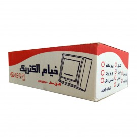 کلید دو پل روکار خیام الکتریک مدل ونوس بسته 10 عددی