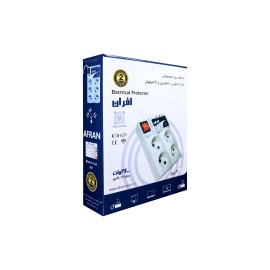 محافظ برق 4 خانه صوتی و تصویری و کامپیوتر بدون ارت با مغزی پلی آمید به طول 1.8 متر افران